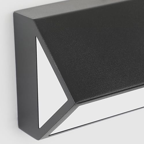 Miniatura 6 de Barra de luz LED moderna de 40 pulgadas para tocador de baño, negro mate, accesorios de iluminación de pared de acrílico moderno sobre espejo