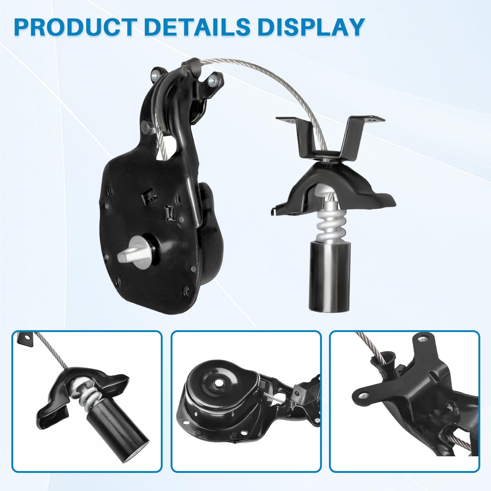 Kit de rueda de repuesto y cabrestante Rueda de repuesto Cabrestante Kit de rueda de repuesto y cabrestante Rueda de repuesto Cabrestante Compatible con Discovery 3 4 2004-2013 Sport 2005