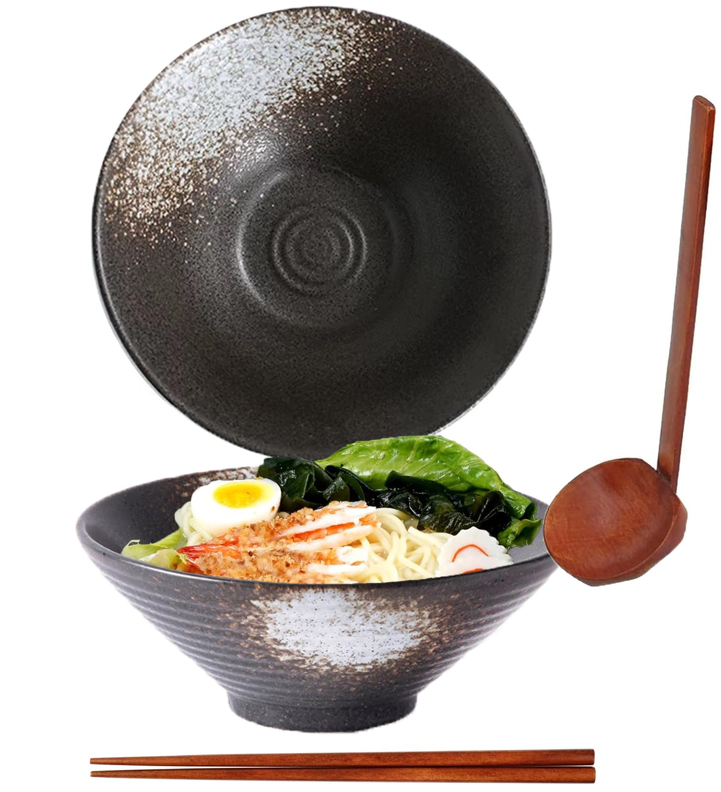 Bol De Nourriture Japonaise Ramen Illustration Vectorielle De Style Dessin Animé | Vecteur Premium