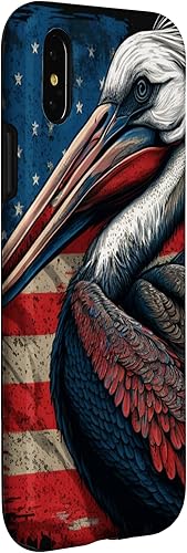 Miniatura 9 de Funda para iPhone 13 Pro Max Pelican Bird Patriotic Vintage American Flag Pelícano