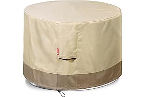 SheeChung Round Fire Table Cover, 36" Dia X 24" H