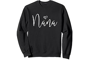 Nana Heart Women's Grandma Sweatshirt - Perfect Gift for Mother's Day!