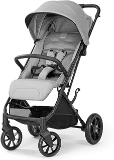 Inglesina Zenit Passeggino, Grigio, Compatto, Adatto fino a 22kg, Ruote con Sospensioni, Seduta Ampia, Esclusiva Amazon