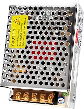AC to DC Converter 24V 2.5A 60W Power Supply,Universal SMPS 110V/120V/220V AC to DC Converter Power Supply Transformer Driver Adapter for CCTV,RV,Pump,LED Strip DC24V-2.5A-60W