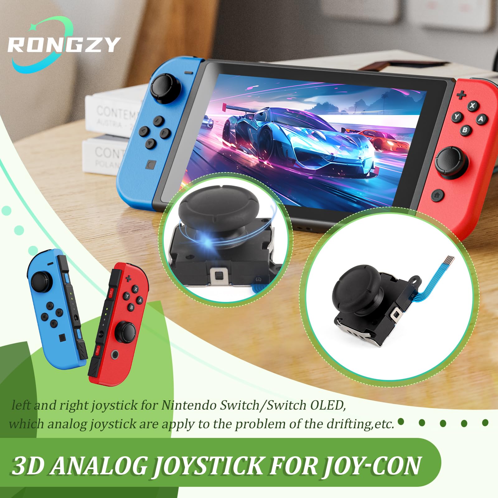 Joy-Con Slider Ray Nintendo Switch/Switch OLED Joy Con sol ve sağ