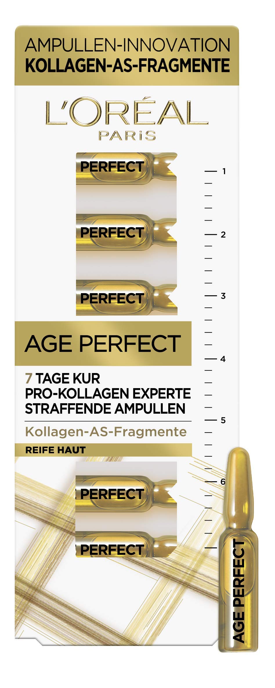 L'Oréal Paris Firming Ampoules 7-Day Treatment for Mature Skin Anti-Ageing Face Care with Anti-Wrinkle Effect - Image 3