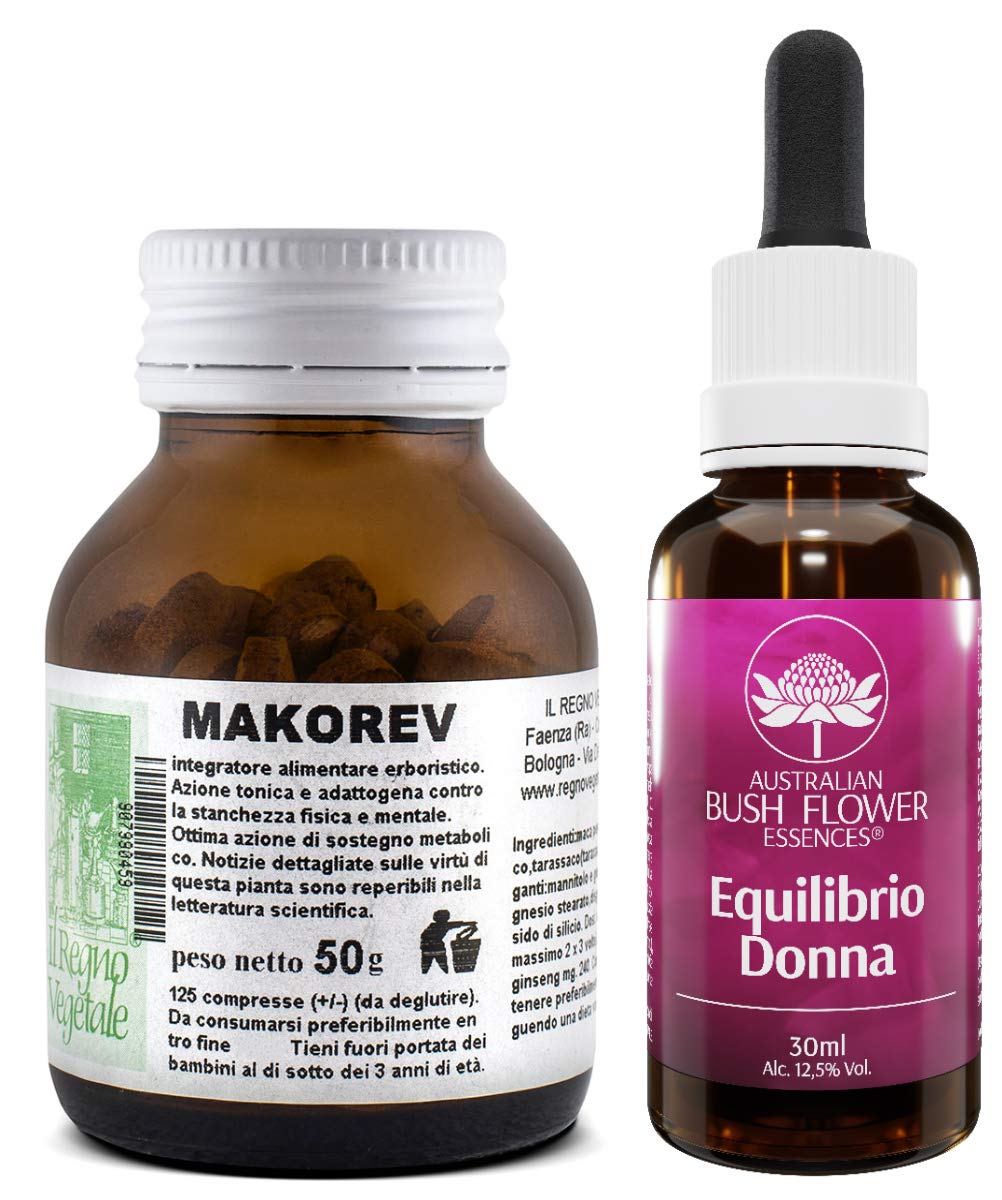 KIT MENOPAUSA Makorev 125 cpr + EQUILIBRIO DONNA benessere emotivo