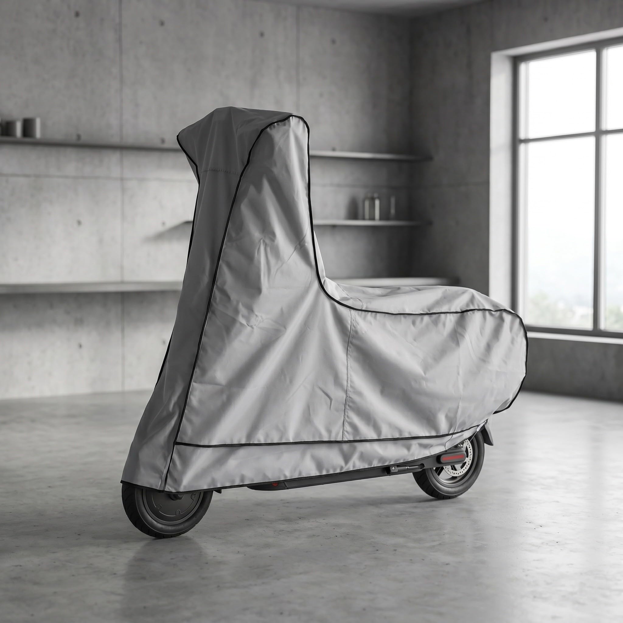 Cubierta Almacenamiento sin Eléctrico Patinete para Asiento Tela Oxford Resistente , Protección Completa Compacto y Aparcamiento Exterior y Viajes