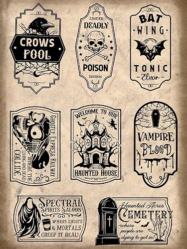 Miniatura 3 de YX1406 - Sello transparente con diseño de bruja y monstruo Joker con caja de plástico para hacer tarjetas, suministros de álbumes de recortes,