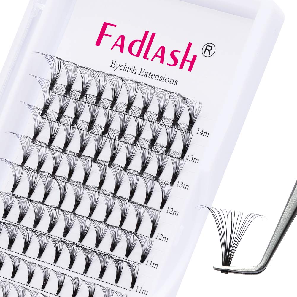 Volumen Ruso 10D 0.07mm C Curl 15mm Prefabricados Extensiones de Pestañas Volume Lashes Extension Ruso Pestañas — view 286