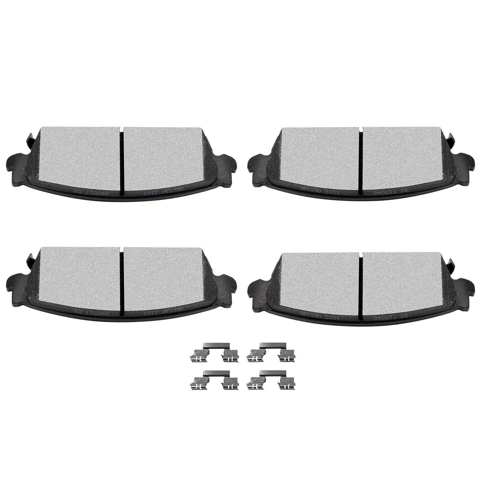 SCITOO Disc Brake Pads Kits D1194-8312 Semi Metallic Rear Brake Pads Set Fit For Cadillac For Escalade 2007-2014,For Cadillac For Escalade ESV 2007-2014,For Cadillac For Escalade EXT 2007-2013