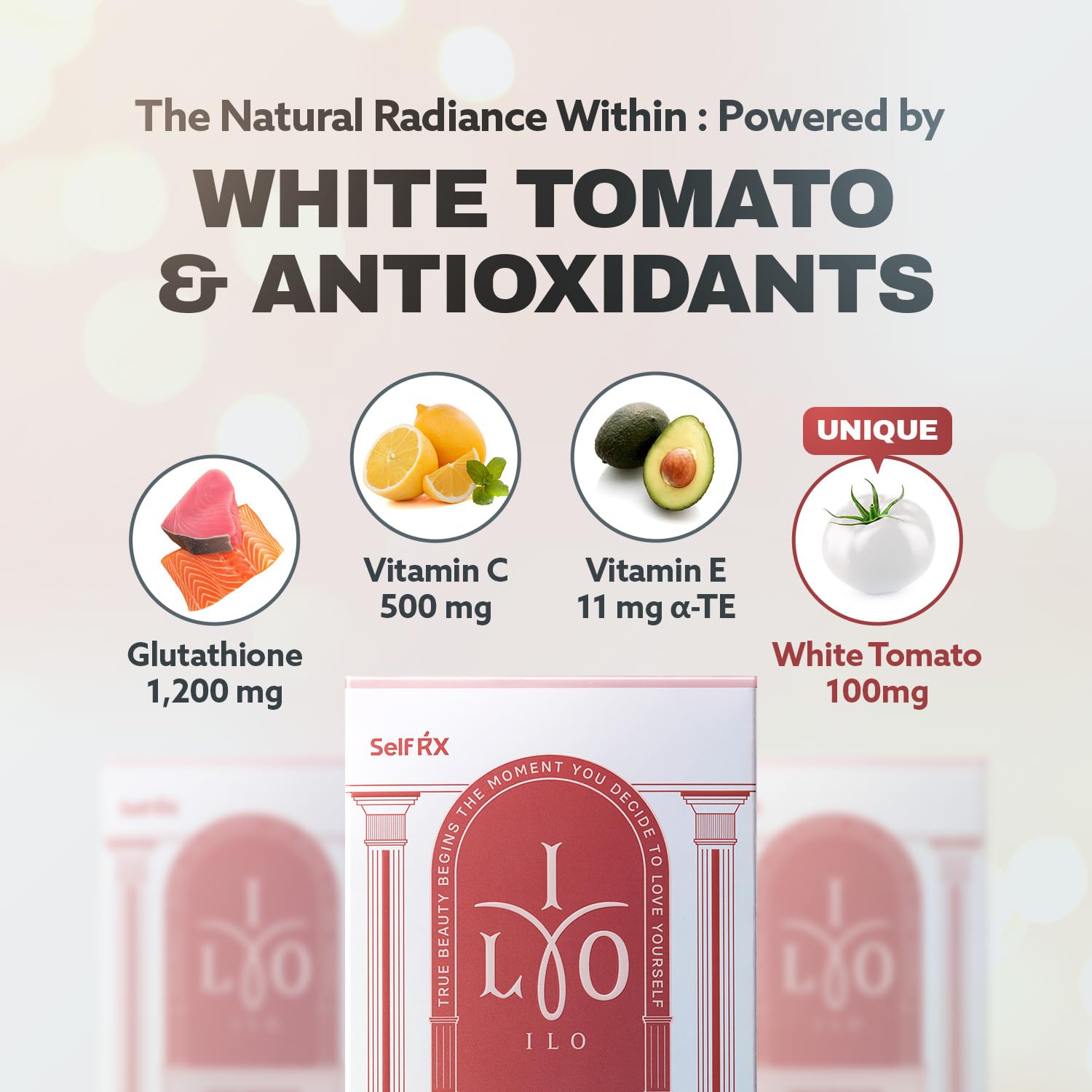 oblue white tomato glutathione Amazon.com: ILO Whitathione Antioxidant Powder Sticks, 500mg Vitamin C, 30  Count