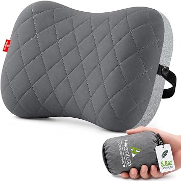 Hikenture Camping Pillow with Removable Cover, Ultralight Inflatable Pillow