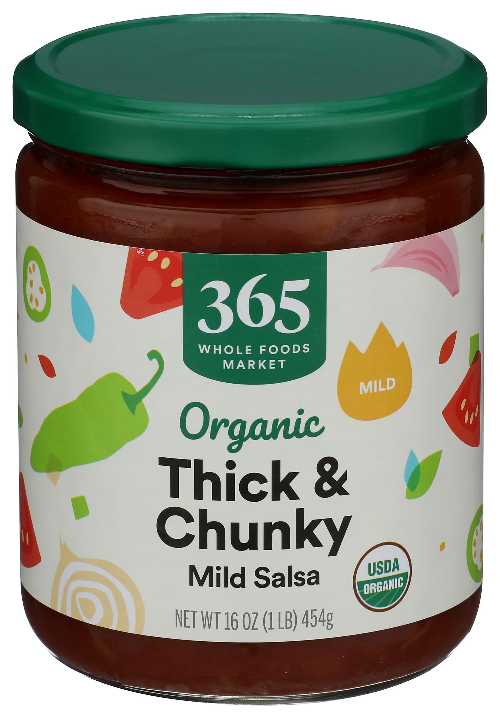 365 By Whole Foods Market Organic Thick & Chunky Mild Salsa 16 Ounce