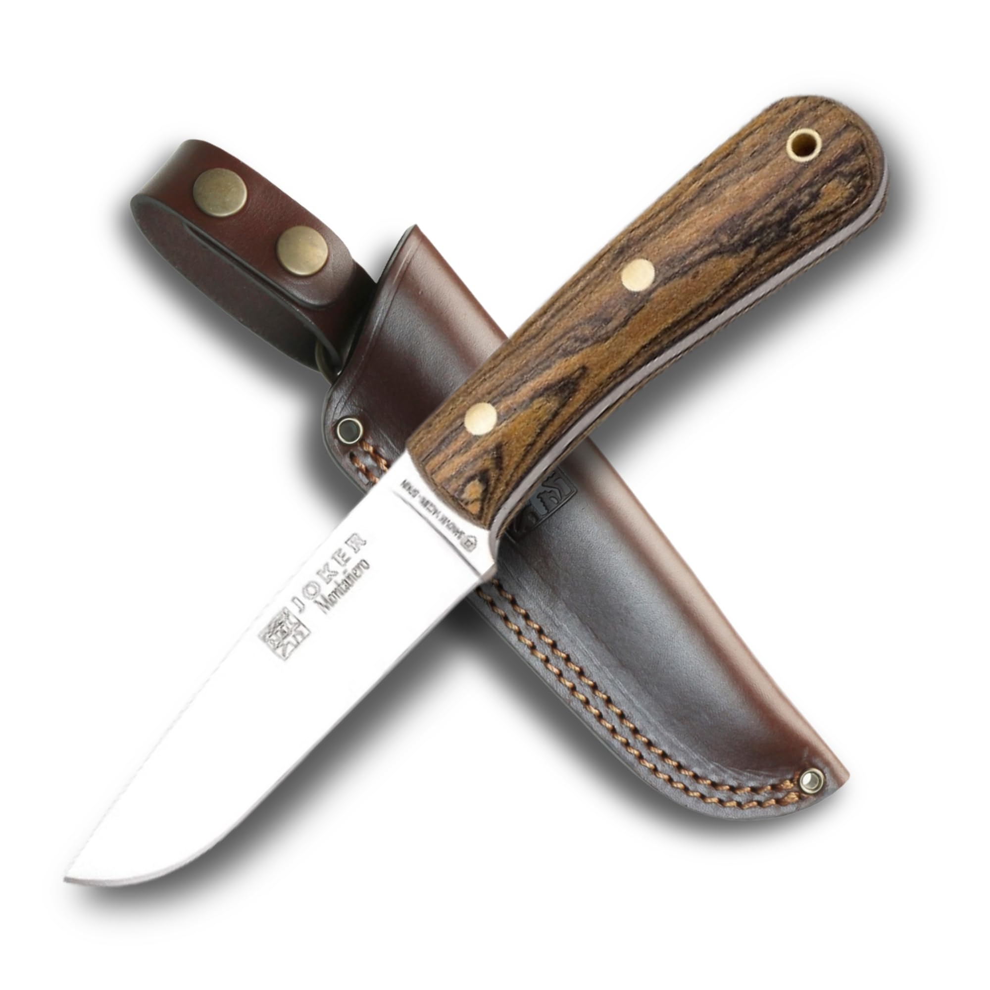 Amazon.com : Joker Mountaineer CB134 hunting knife, 4.3in Sandvik