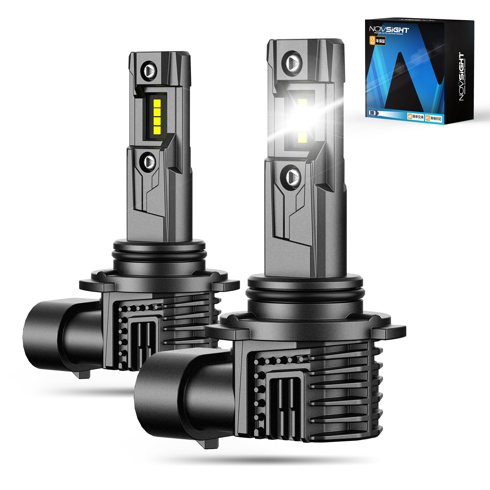 NOVSIGHT 【皓昼】シリーズ HB3 LED ヘッドライト ハイビーム用…