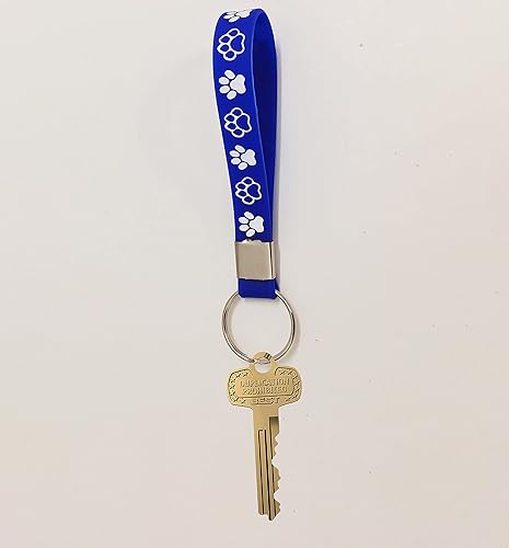 Miniatura 5 de 24 llaveros de goma con temática de pata de perro, estampado de patas, baby shower, cumpleaños, regalos de fiesta de cachorros, suministros de