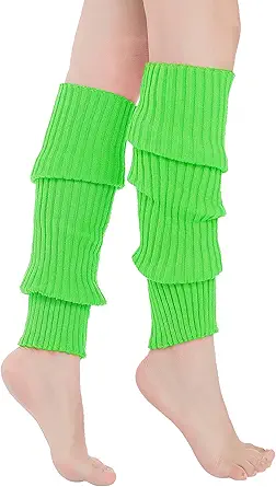 Leg Warmers for Women 80s Leg Warmers Ribbed Knit Leg Warmers 80s Accessories for Women Leg Warmer for Party Costumes