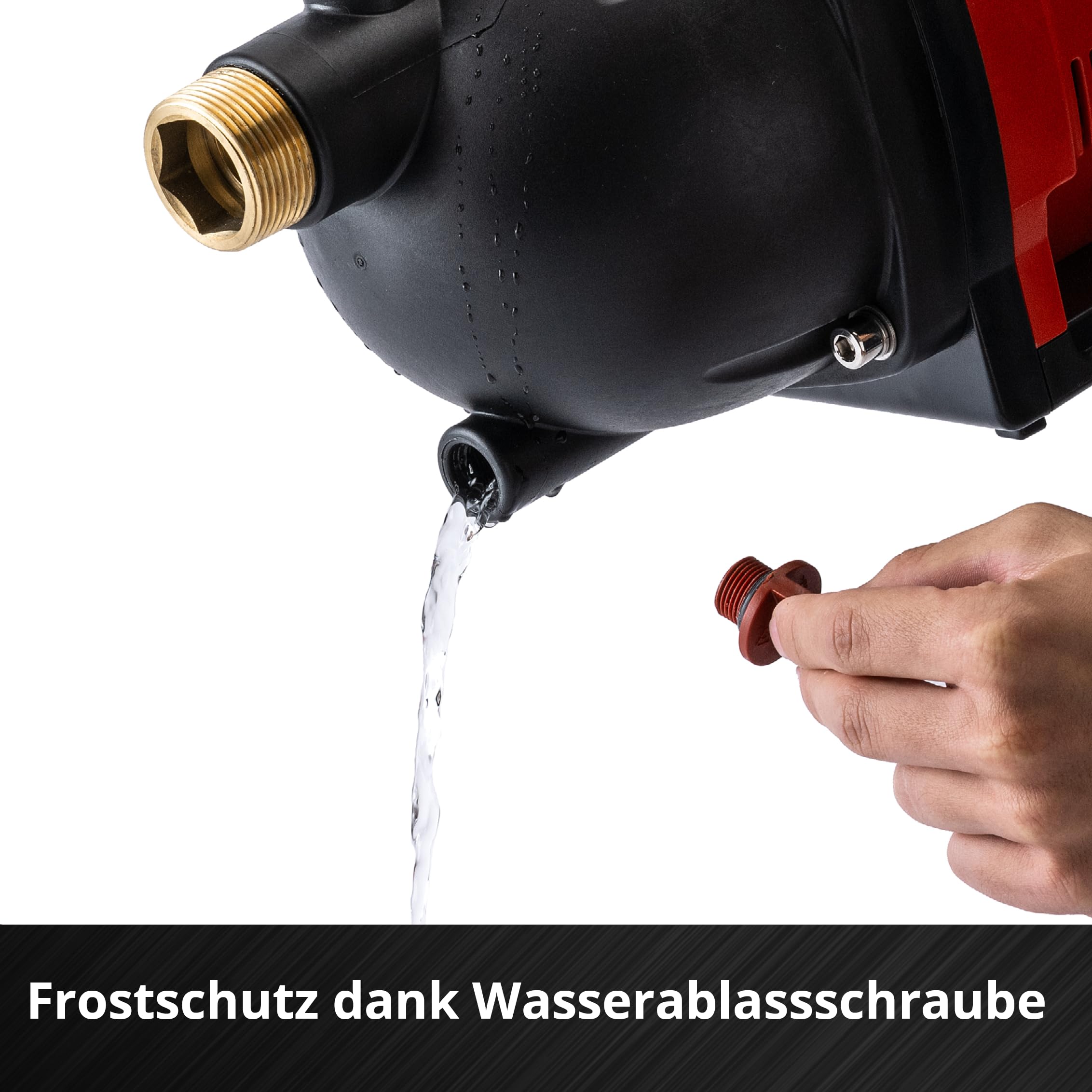 Einhell Akku-Gartenpumpe AQUINNA 36/30 Set Power X-Change (36 V, 3000 L/h Fördermenge, max. 26 m Förderhöhe, ECO-Schalter, inkl. 4 m Saugschlauch, ohne Akkus)