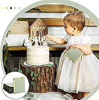 Vista 7 de Panelee Paquete de 100 servilletas de cóctel verde salvia con lámina dorada de 2 capas de postre plegadas de 5 x 5 pulgadas, servilletas desechables