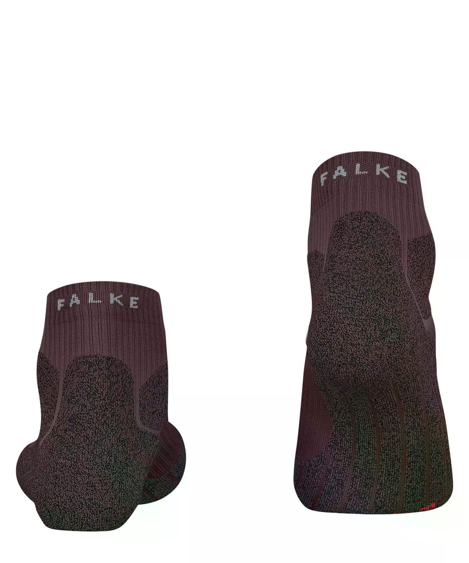 FALKE Damen Laufsocken RU Trail W So Funktionsmaterial antiblasen 1 Paar, Braun Mahogany 8344, 41-42 – Ansicht 2