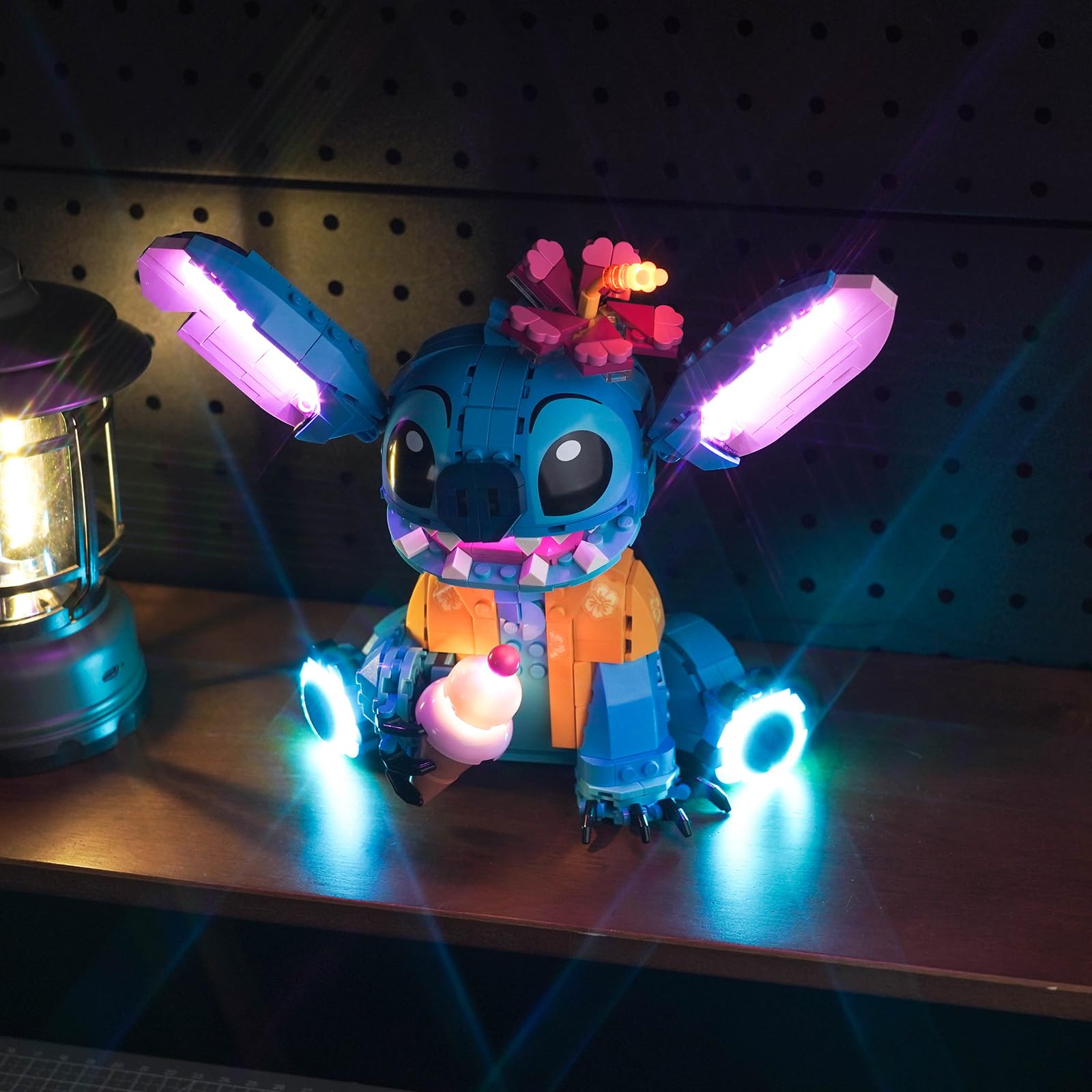 スティッチ ライト BrickBling LED Light Compatible with Lego Stitch, Décor Lighting