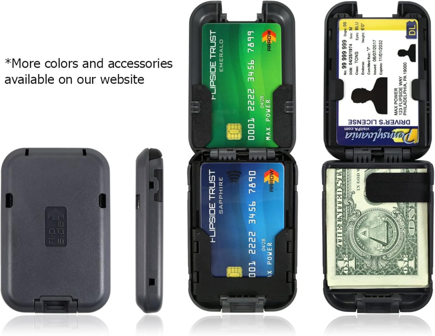 Flipside Wallets 4 RFID Blocking Wallet for Men with Removable Money Clip - Slim, Secure and Crush Resistant - Image 4