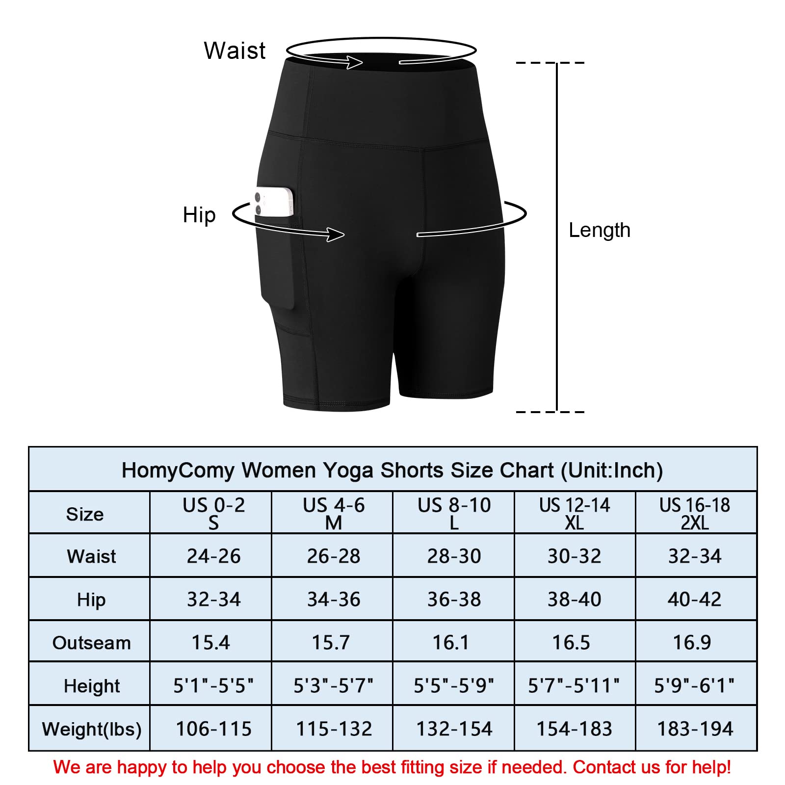 HomyComy Damskie spodnie sportowe, krótkie, z wysoką talią, legginsy na lato, legginsy rowerowe, fitness, czarny/kamuflaż, M