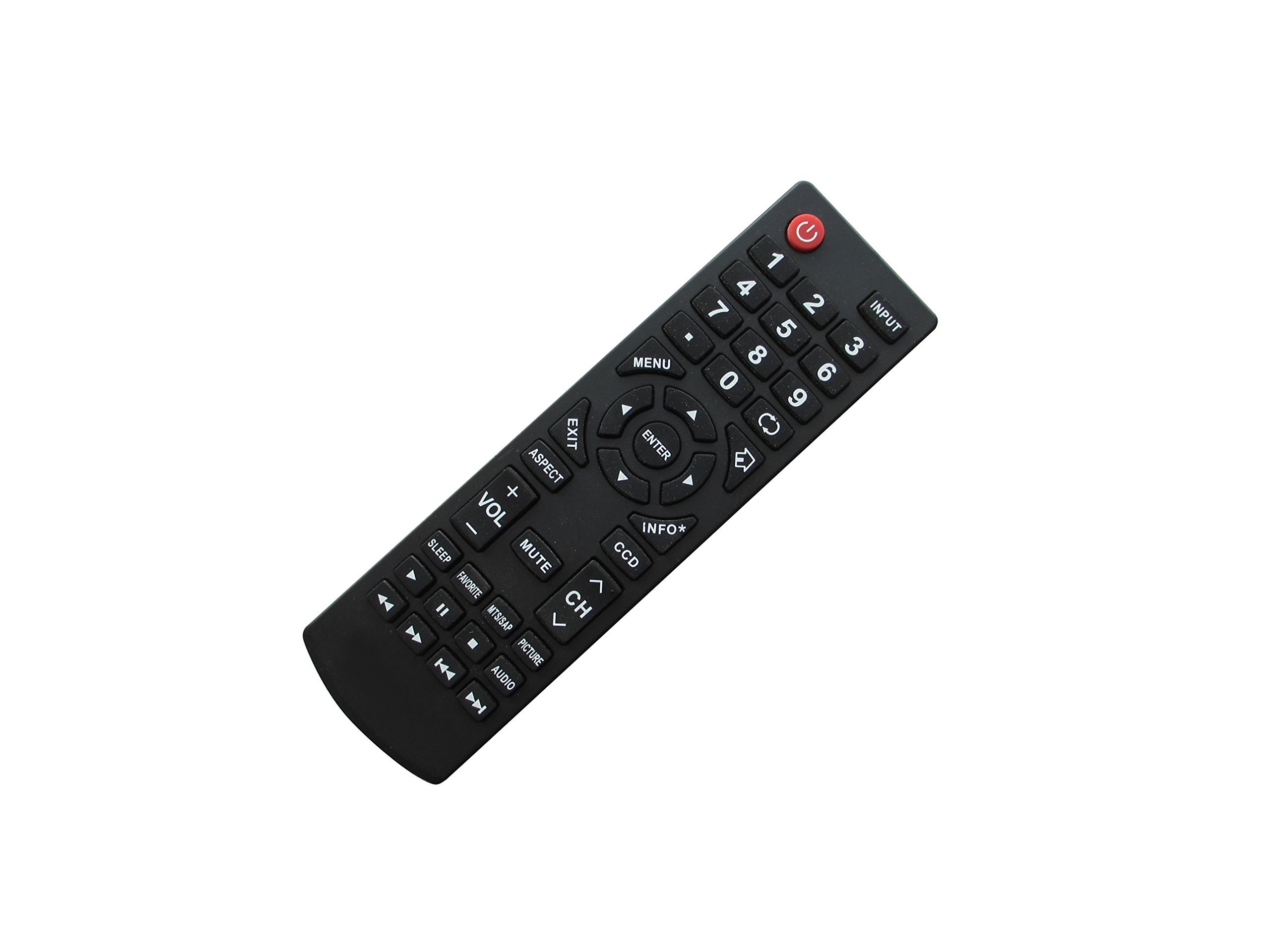 Front view of the HCDZ replacement remote control