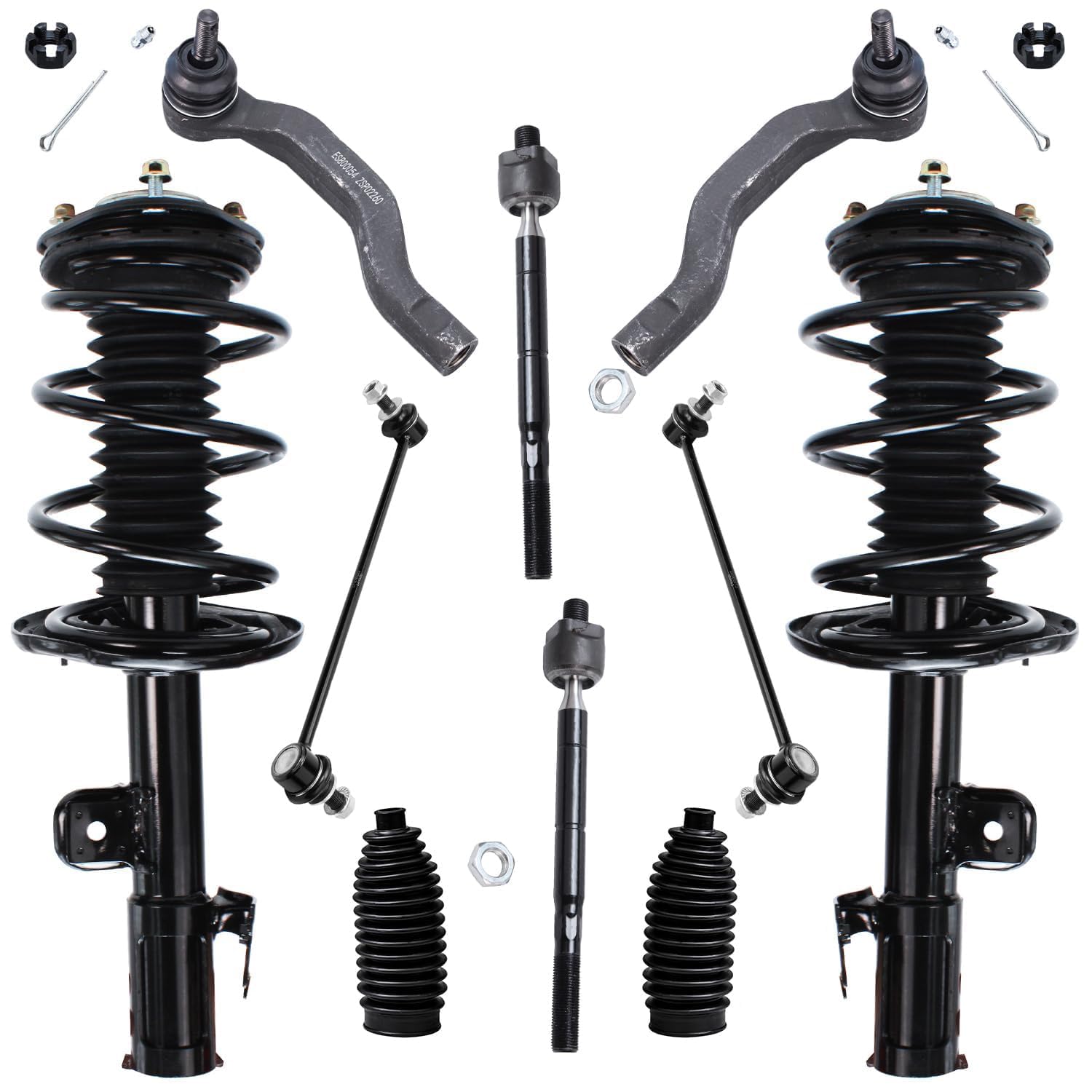 Detroit Axle - 10pc Front Struts Kit for 2006-2012 Toyota RAV4