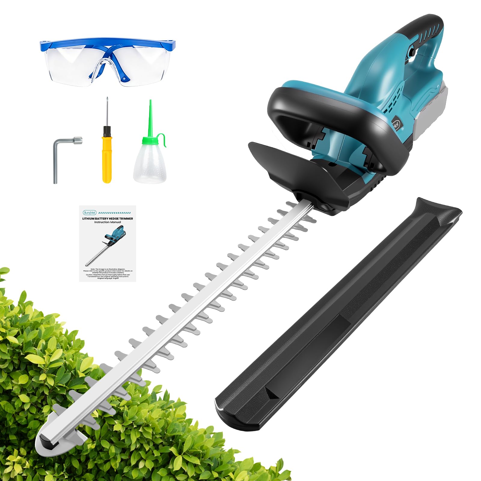 Taille-haie sans fil avec capacité de coupe 20 mm et moteur sans balais