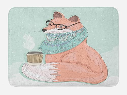 Miniatura 5 de Ambesonne Tapete de baño de cine, objetos de entretenimiento antiguos relacionados con película de cine, película de cine, tapete de decoración de