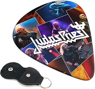 Judas Metal Band Priest Guitar Picks - Guitar Accessories-Guitar Picks for Acoustic Guitar Bass Guitar Ukulele - Warm Tone 0.96mm-6 PCS