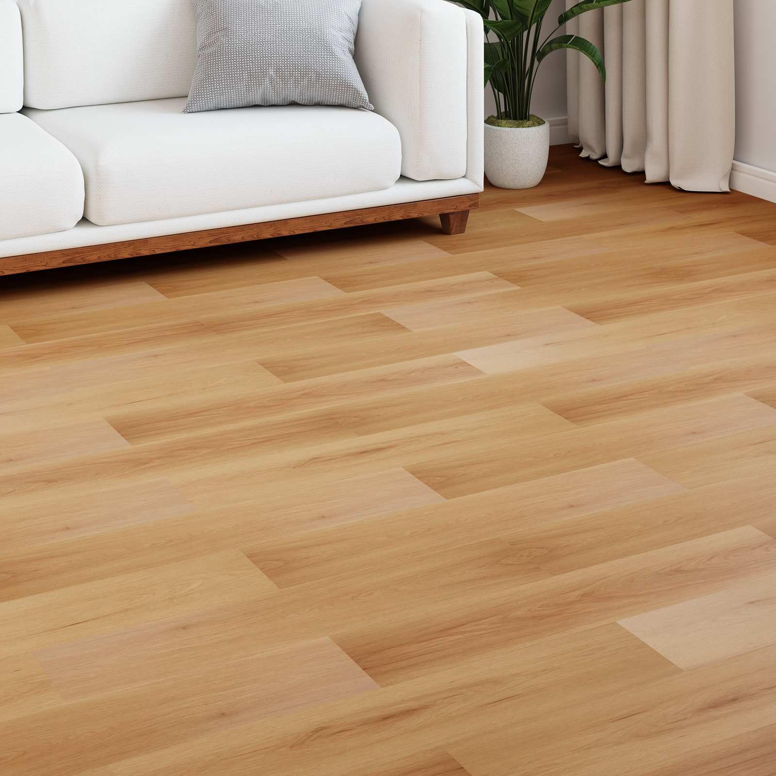 Podłoga laminowana naturalny bambus 101 x 20 x 0,8 cm 5 szt.
