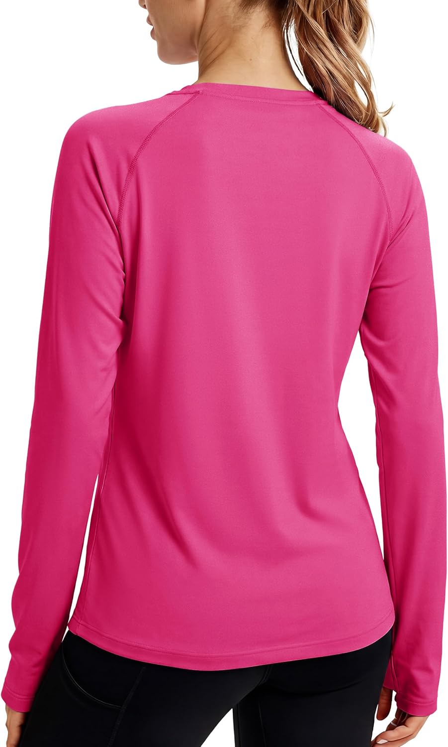 TACVASEN Women's Thermal Long Sleeve Shirts Fleece Lined Underwear Moisture Wicking Athletic Base Layer for Cold Weather