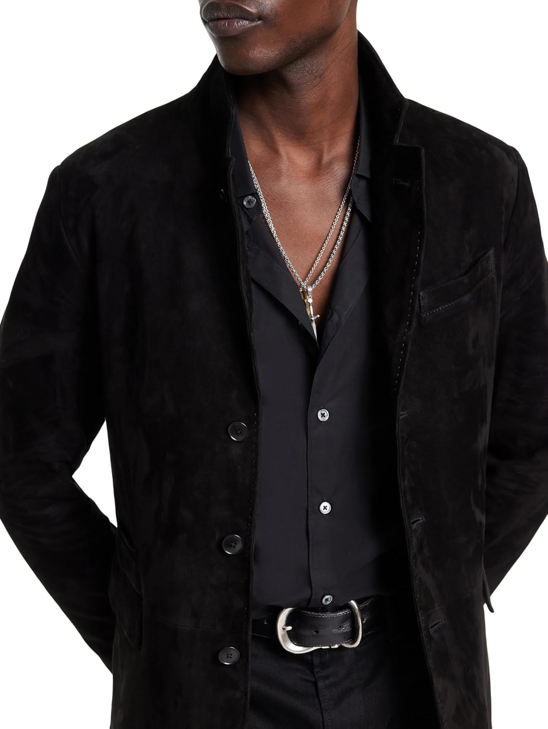 John Varvatos Men's Rind Jacket, Black - Image 2