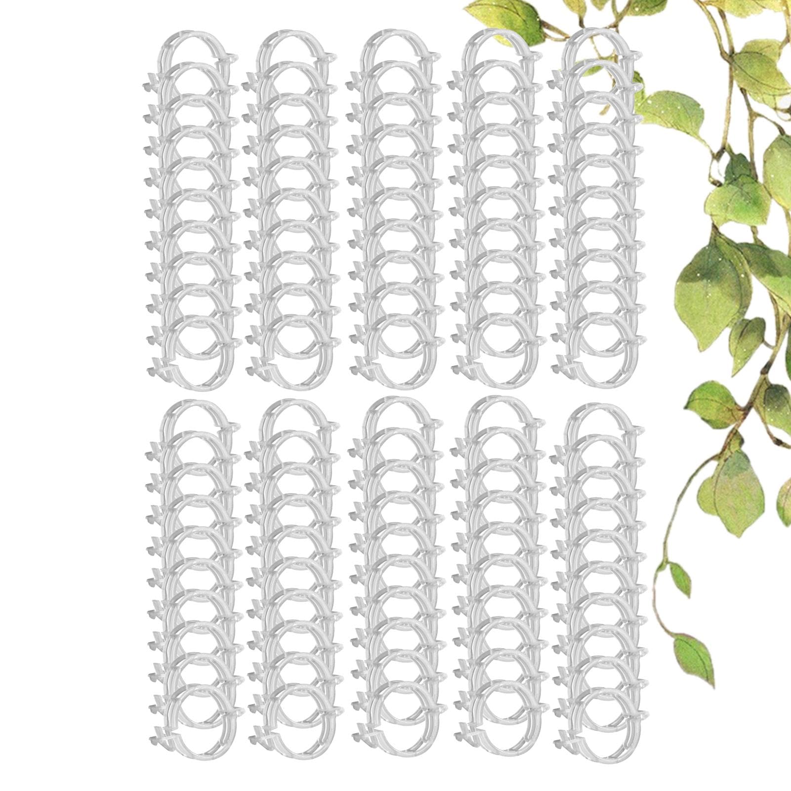 100 Clip Fermagli Per Piante Da Giardino: Supporto Per Viti, Pomodori E Ortaggi – Crescita Verticale Facile