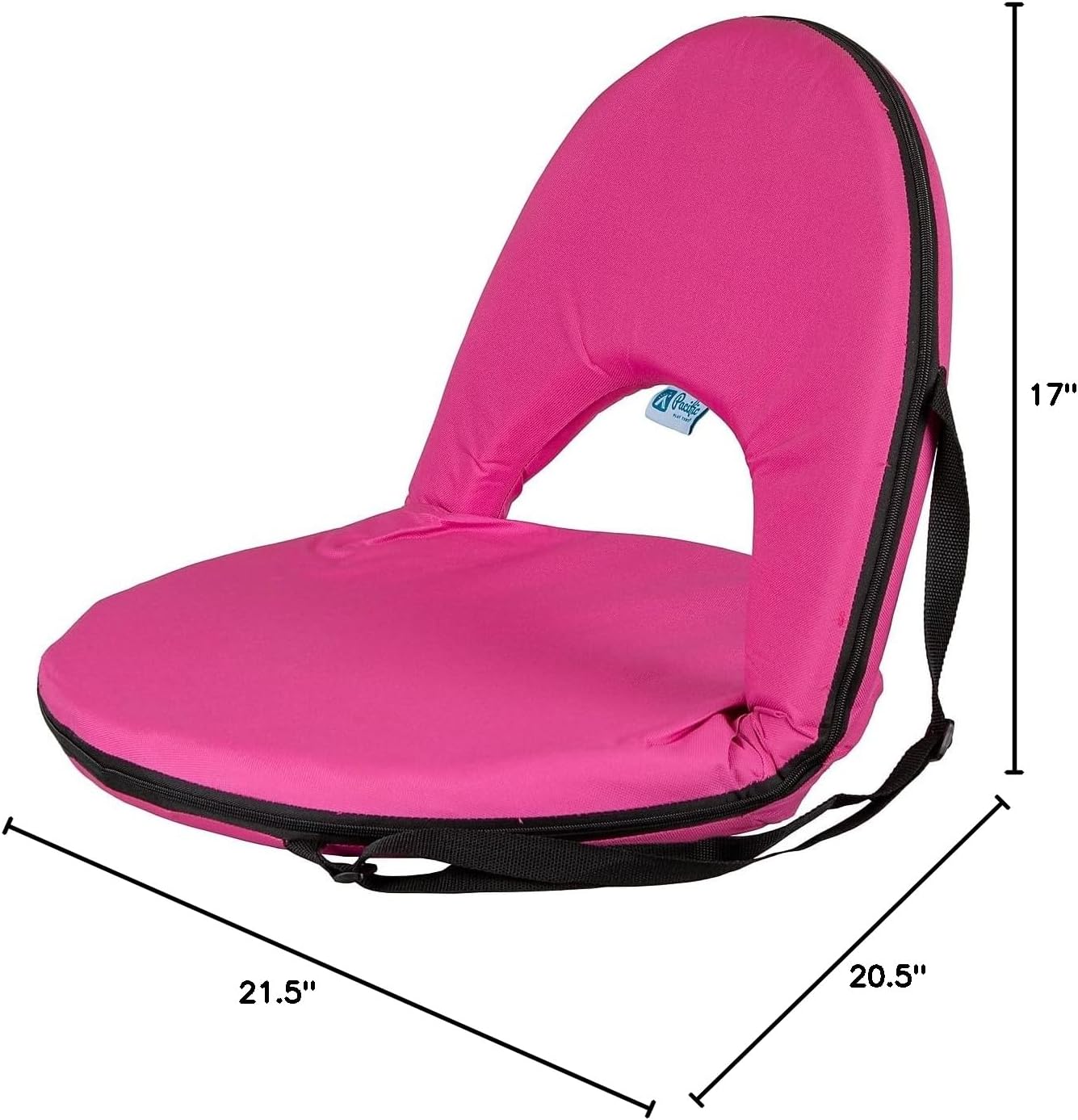 STANSPORT - Go Anywhere Multi-fold Comfy Padded Floor Chair With Back Support