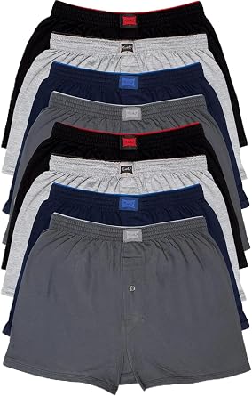 Tutku Erkek Penye Havlu Bel Boxer, 8li Set, Kar k Renk Siyah, Lacivert, Antrasit, Gri, 3XL