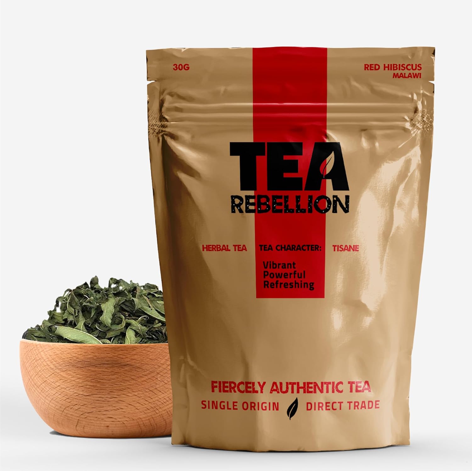 Tea Rebellion | Handpicked Red Hibiscus Herbal Tea | Vitamin-C Rich ...