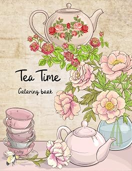 Tea Time Coloring Book