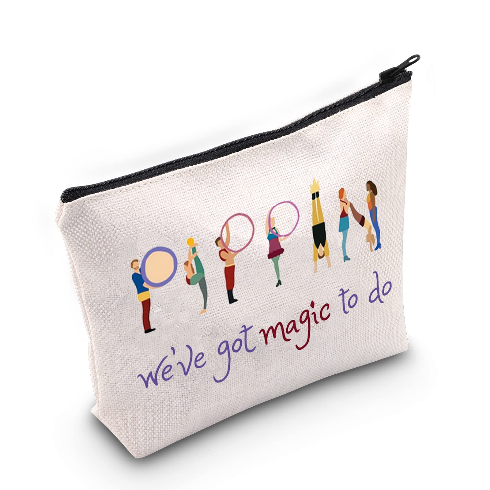 TSOTMO Musical Zipper Pouch Music and Lyrics Bag We've Got Magic To Do Cosmetic Bag for Musical Lovers Theater Show Drama Gift (magic)
