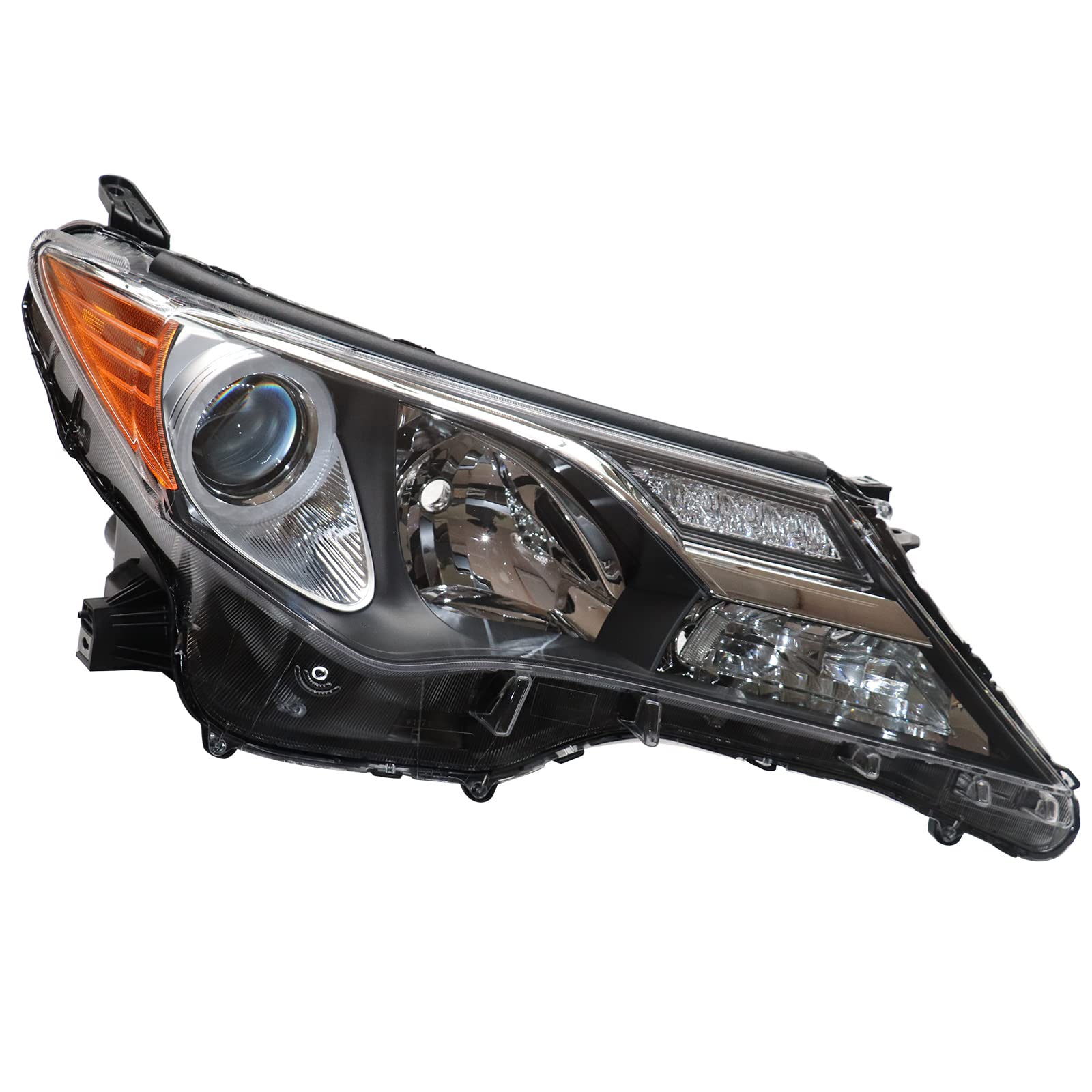 Amazon.com: Headlights Assembly, for 2013-2015 Toyota Rav-4 LED ...