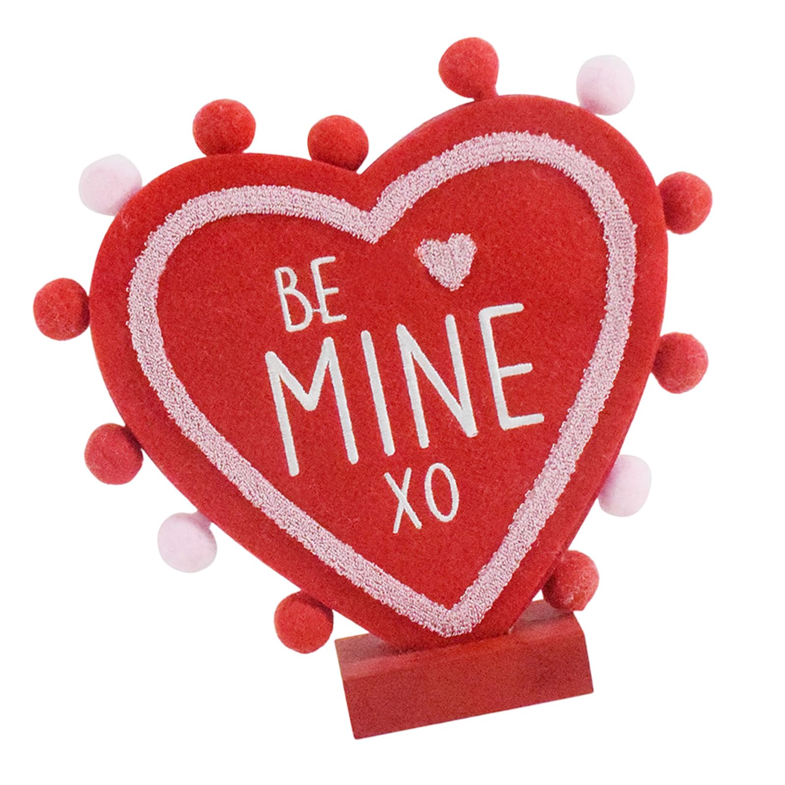 Hsioluted Beautiful Heart Decorative Pieces Tabletop Accent for Valentines Day and Enhancing Warm Atmospheres in Any Space Heart Ornament