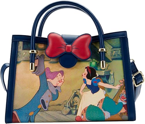 Loungefly Disney - Bolso cruzado blanco como la nieve, talla única, Blanco (Snow white), talla única