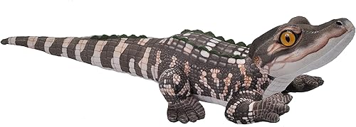 Wild Republic Living Stream Baby Alligator de 12 pulgadas, regalo para niños, juguete de peluche, gran regalo novedoso para pescadores y deportistas