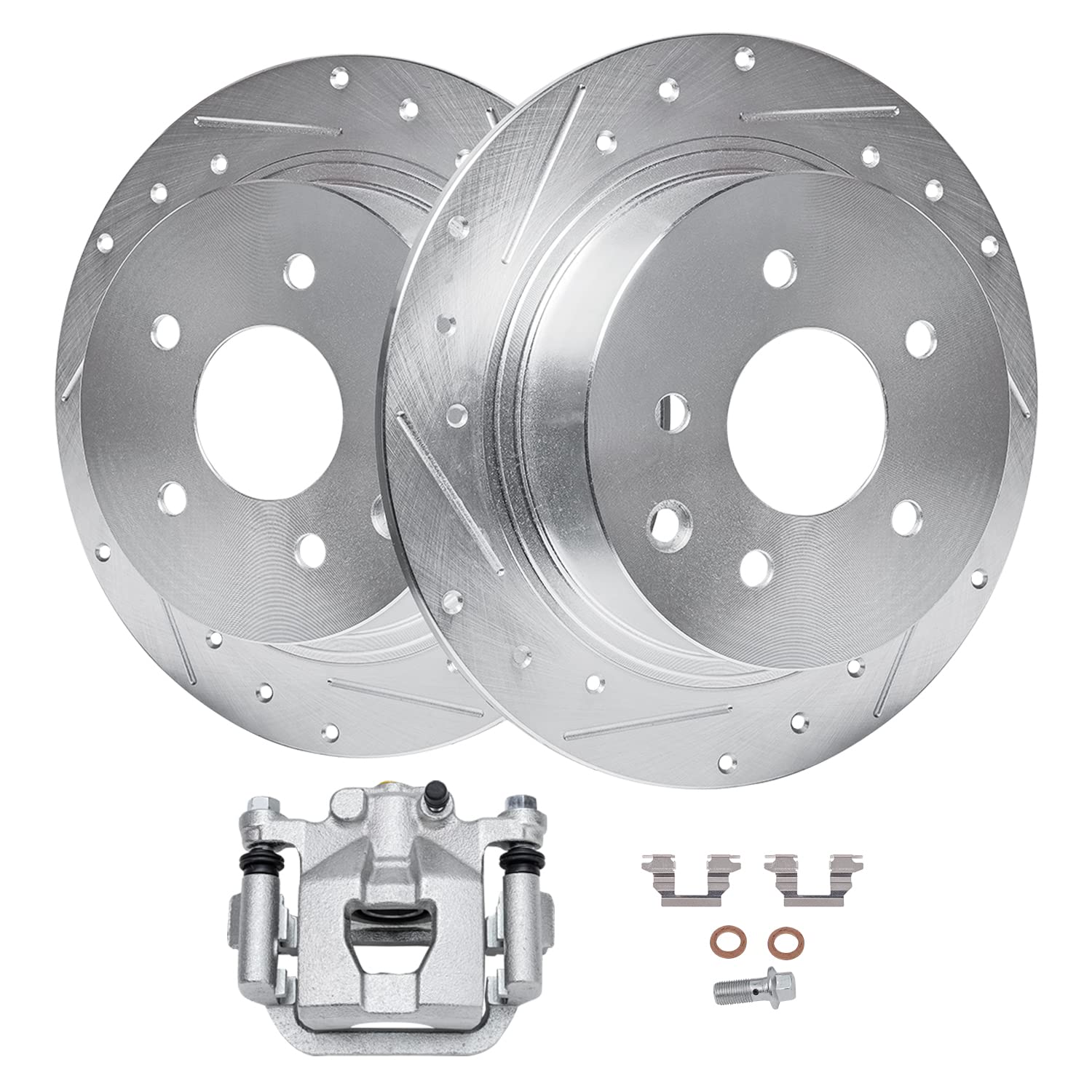 Detroit Axle - Rear Brake Kit for 2002-2018 Nissan Altima 2004-2008 Maxima