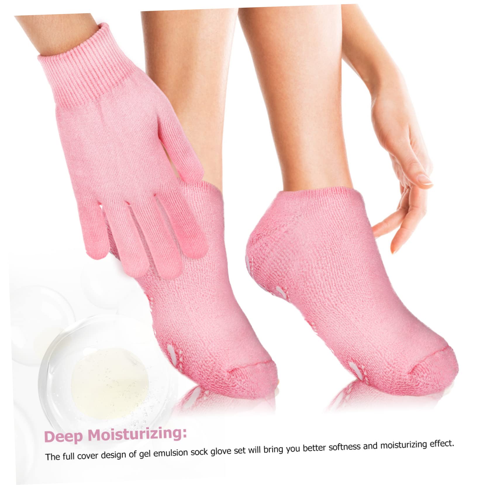Satz Handschuhe Baumwolle Socken 2 Feuchtigkeitsspendende