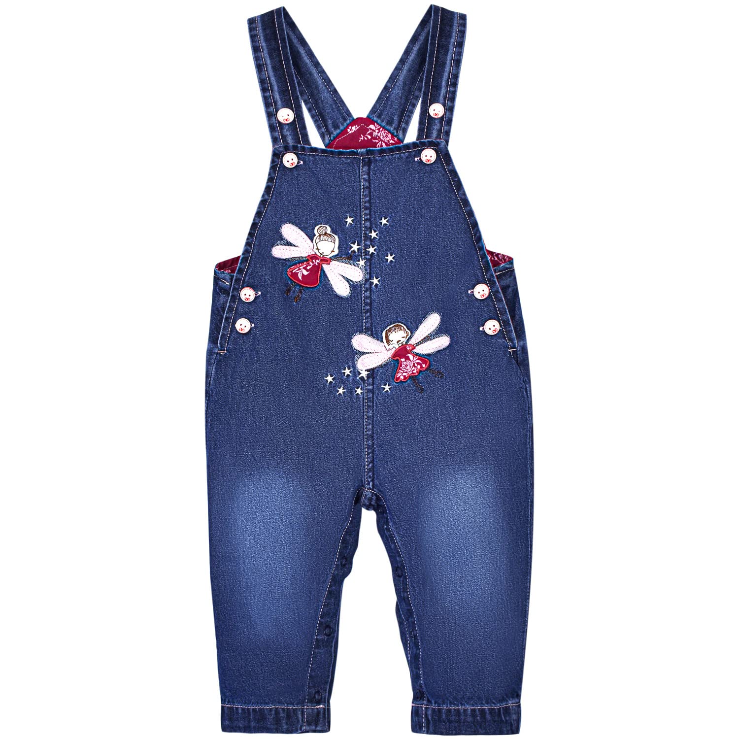 Peacolate 3m-3 años Bebés, bebés, niños pequeños, overoles de mezclilla, babero, pantalones, jeans