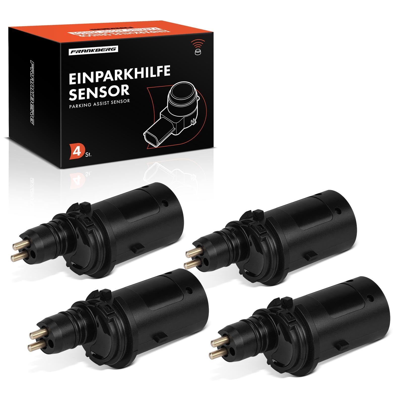 Frankberg 4 sensori di parcheggio a 2 Poli 66218352137 | Compatibile con: Serie 3 E46, Serie 3 Compatta E36, Serie 3 Touring E36, Serie 5 E39, Serie 5 Touring E39, Serie 3 E36
